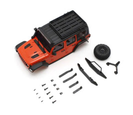 Mini-Z 4x4: Karoserie Jeep Wrangler Unlimited Rubicon MX01 (Orange Metallic)
