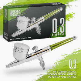 Dvojčinná stříkací airbrush pistole GSW s tryskou 0,3 mm