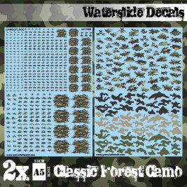 Waterslide Decals – Classic Forest Camo