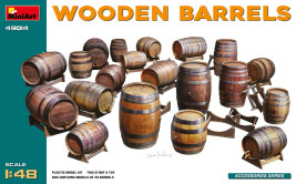 1:48 Wooden Barrels