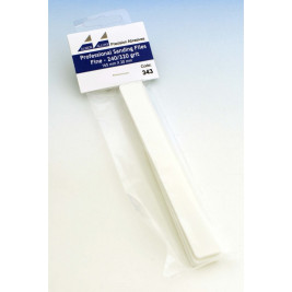 Brusné pilníky jemné (bílé) - hrubost 240/320, 3 ks