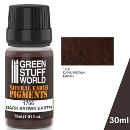Natural Earth Pigments – Dark Brown Earth (30 ml)
