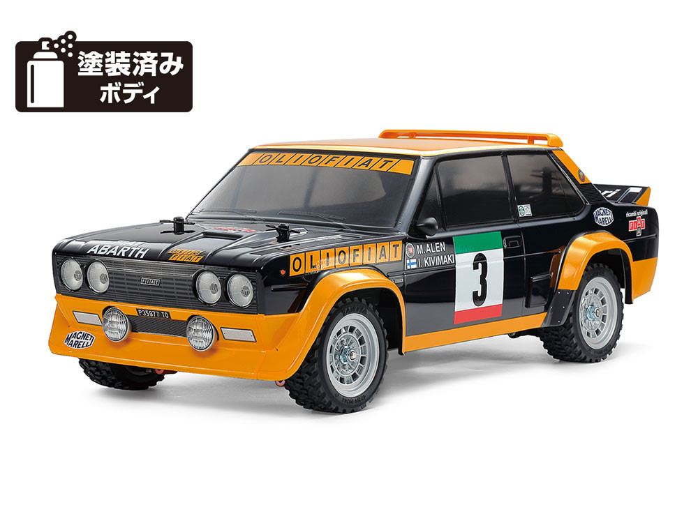 Produkt anzeigen - 1:10 Fiat 131 Abarth Rally Olio Fiat MF-01X Chassis (stavebnice)