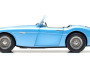 1:18 Austin Healey 3000 BN7 (Healey Blue)