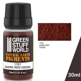 Natural Earth Pigments – Dark Red Oxide (30 ml)