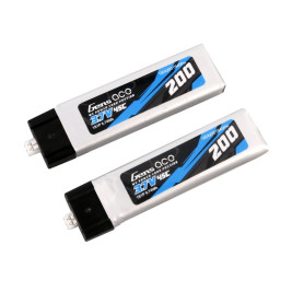 Gens ace LiPo - 1S 200mAh 3.7V 1S1P HV (45C) Molex Plug (2 ks)