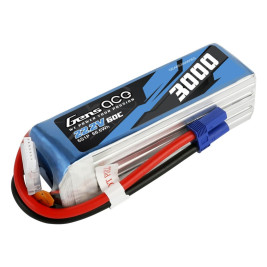 Gens ACE LiPo - 6S 3000mAh 22.2V 6S1P (60C) EC5 Plug