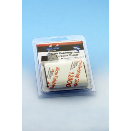 Sada brusných pláten - 9 pláten formátu 75x100 mm (hrubost od 1500-12000) s pěnovou přítlačnou destičkou