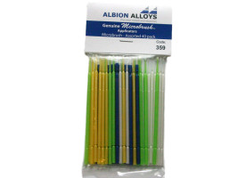 Štětečky a štětičky Microbrush po 10 ks ve 4 velikostech (celkem 40 ks)