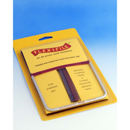 Rámové brousítko Flex-i-file - základní sada s jedním brousítkem a 5 brusnými páskami