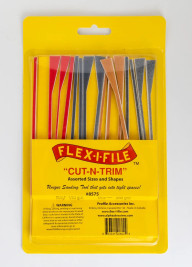 Cut-N-Trim-Schleifreste (Stärke 150, 280, 320 und 600, 4x4 Stk.)