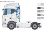 1:24 Scania S770 V8 ″White Cab″