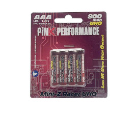 Pink Performance Batteries LR3-AAA HV NiMH 1.25V 800mAh UHO (4 pcs)