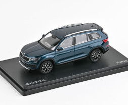 1:43 Škoda Kodiaq FL (2021) – modrá Lava metalíza