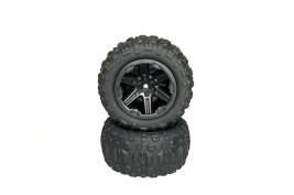 RC auto High Speed Car 4WD 2.4GHz RTR: Kola (2 ks)