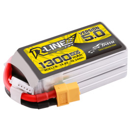 GENS ACE LIPO TATTU R-Line FPV serie - 4S 1300mAh 14.8V 4S1P (150C) Version 5.0