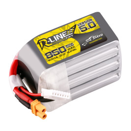 GENS ACE LIPO TATTU R-Line FPV serie - 6S 850mAh 22.2V 6S1P (150C) Version 5.0