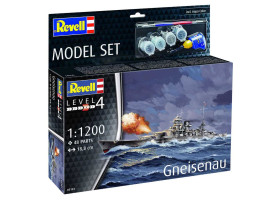 1:1200 Battleship Gneisenau (Model Set)