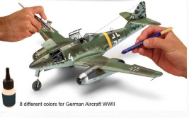 Sada barev Revell Aqua Color 36200 – German Aircraft WWII (8× 18 ml)