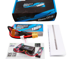Gens ace G-Tech LiPo - 3S 1800mAh 11.1V 3S1P (45C) XT60 Plug