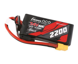 Gens ace G-Tech LiPo - 2S 2200mAh 7.4V 2S1P (60C) XT60 Plug