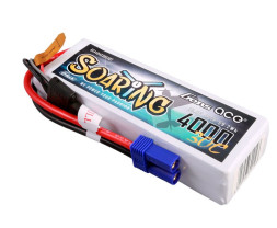 Gens ace Soaring G-Tech LiPo - 4S 4000mAh 14.8V 4S1P (30C) EC5 Plug