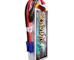 Gens ace Soaring G-Tech LiPo - 4S 4000mAh 14.8V 4S1P (30C) EC5 Plug