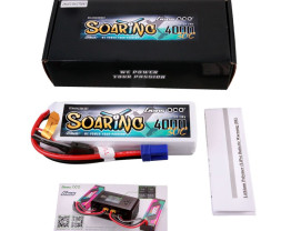 Gens ace Soaring G-Tech LiPo - 4S 4000mAh 14.8V 4S1P (30C) EC5 Plug