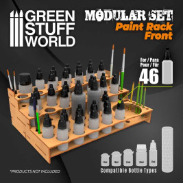 Modular Paint Rack – modulární stojan na barvy (čelní)