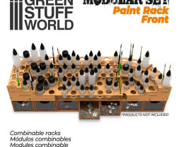 Modular Paint Rack – modulární stojan na barvy (čelní)