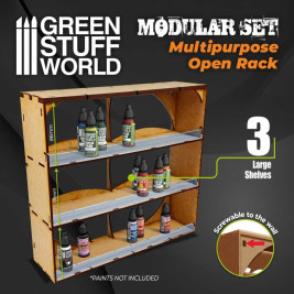 Multipurpose Open Rack – modulární víceúčelový organizér s 3 policemi
