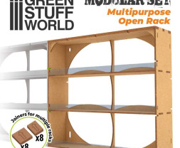 Multipurpose Open Rack – modulární víceúčelový organizér s 3 policemi