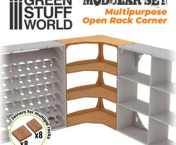 Multipurpose Open Rack – modulární víceúčelový organizér (rohový)
