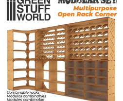 Multipurpose Open Rack – modulární víceúčelový organizér (rohový)