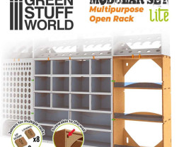 Multipurpose Open Rack – modulární víceúčelový organizér (vertikální)