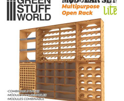 Multipurpose Open Rack – modulární víceúčelový organizér (vertikální)
