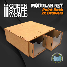 Modular Rack with Drawers – modulární organizér s 2 zásuvkami