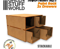 Modular Rack with Drawers – modulární organizér s 2 zásuvkami