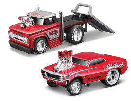 1:64 Maisto Muscle Transports Chevrolet C60 & Camaro SS