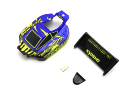 Mini-Z Buggy Inferno MP9 TKI3 4WD: Karosserie (Blau/Gelb)