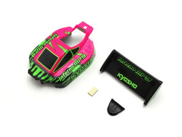 Mini-Z Buggy Inferno MP9 TKI3 4WD: Karosserie (Rosa/Grün)