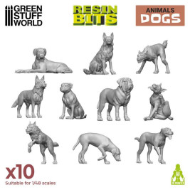 3D Printed Set Dogs – 3D tištění psi (10 ks)