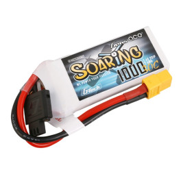 Gens ace Soaring G-Tech LiPo - 2S 1000mAh 7.4V 2S1P (30C) XT60 Plug
