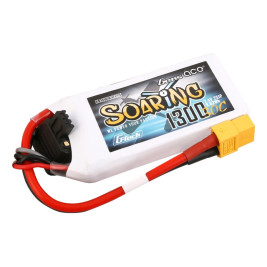 Gens ace Soaring G-Tech LiPo - 2S 1300mAh 7.4V 2S1P (30C) XT60 Plug