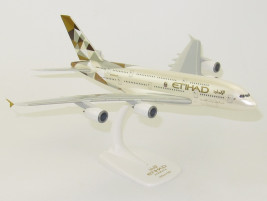 1:250 Airbus A380-861, Etihad Airways, Mitte der 2010er Jahre Facetten der Abu Dhabi-Farben (Snap-Fit)