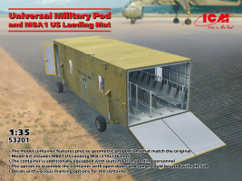 1:35 Universal Military Pod with M8A1 US Landing Mat