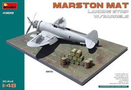1:48 Marston Mat Landing Strip w/ Barrels