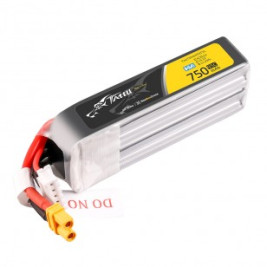 Gens Ace LiPo Tattu Serie - 4S 750mAh 15.2V 4S1P (95C) HV XT30U-F