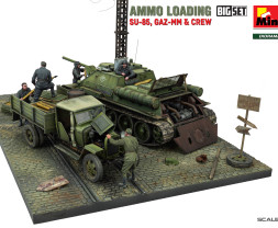 1:35 Ammo Loading (SU-85, GAZ-MM & Crew)
