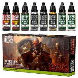Acrylic Paint Set – Chaotic Soldiers (8× 17 ml)